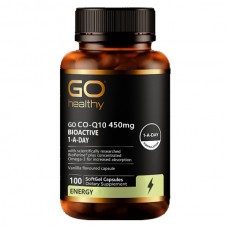 GO HEALTHY 辅酶Q10 保护心脏 高含量 450MG 100粒 新旧包装随机发